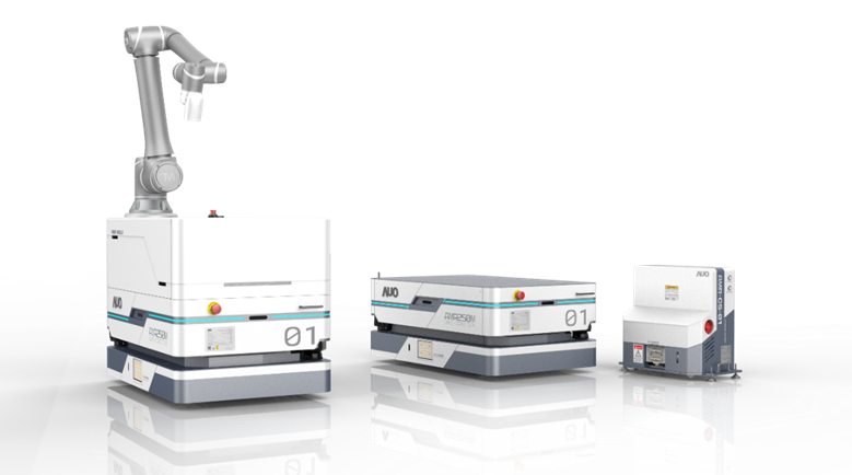 asiagame數位開發的自主式移動機器人（AMR250M），搭配全向輪並結合AI演算法、2D LiDAR、3D攝影機等技術，協助客戶實現產線全自動化